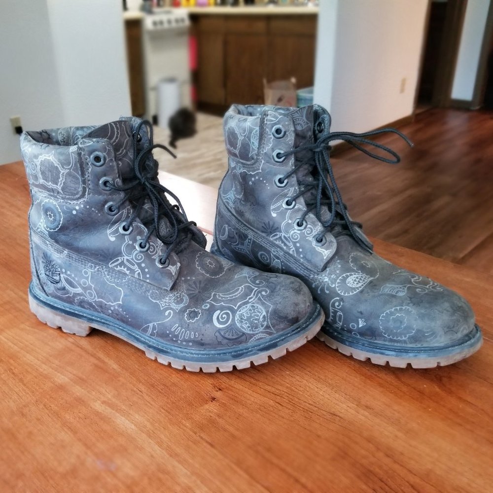 Timberland 6-inch Waterproof Boots, US 9, Paisley